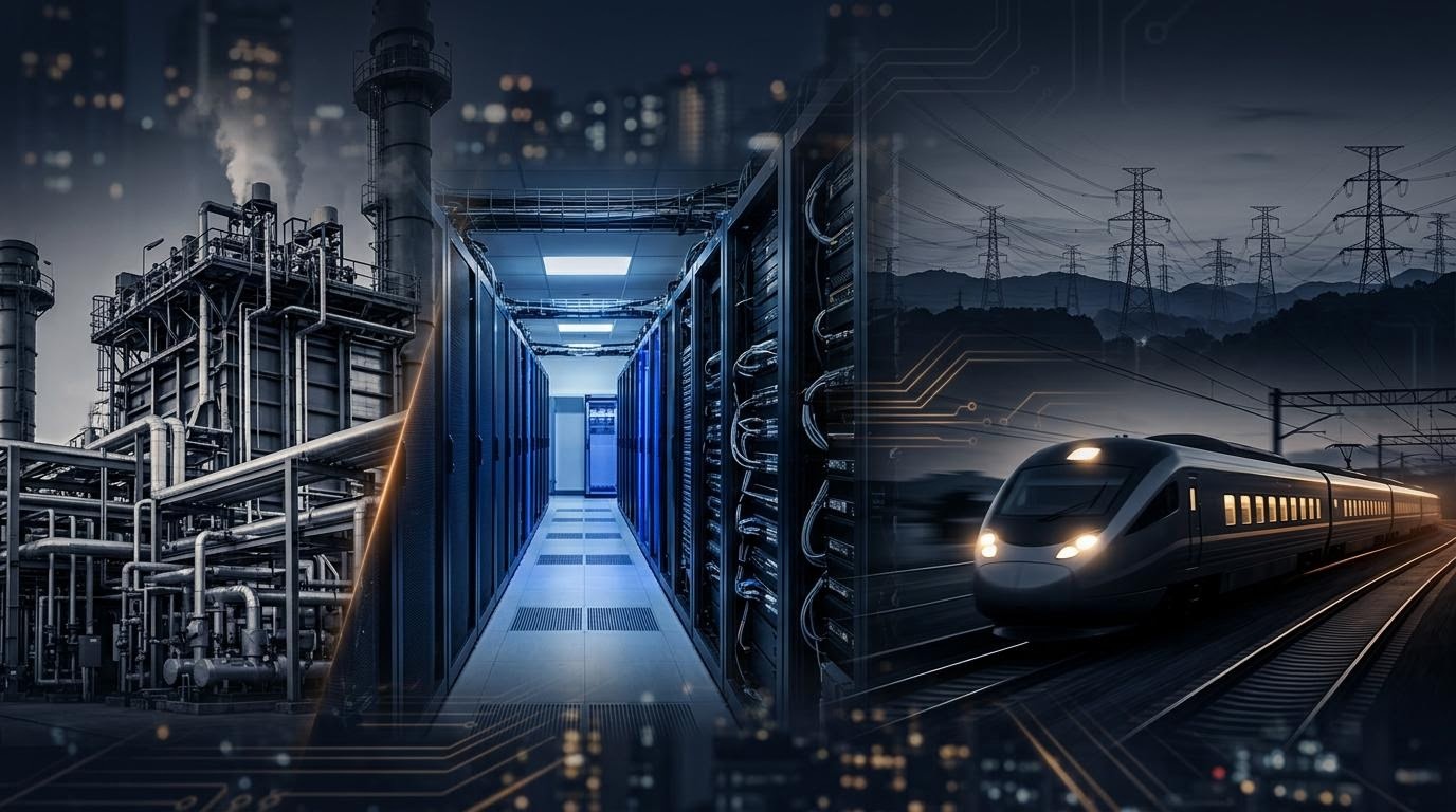 Industrieanlage als Beispiel für Elektro- und Infrastrukturgeschäft